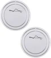KOMBIUDA 15Pc Transparent Brooches Button Badges for Clothes DIY Crafts Handmade Projects for School Activities