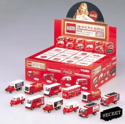 Tomica Kuji VIII Coca-Cola Art Collection BOX Mini car New