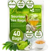 40 Premium Soursop Graviola Leaf Tea Bags 100% Natural and Pure from Soursop New