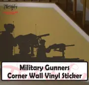 Military Gunners Corner Wall Vinyl Sticker