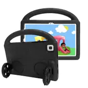 Wheel Samsung Tablet Case For Tab S P6 Lite/A7 (2020)/S5E (2019) Shockproof Stand Cover With Handle Stand-Black