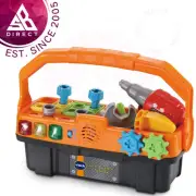 VTech Drill & Learn Toolbox With 3 Light Up Tool Buttons For 2 to 5 Years Kids