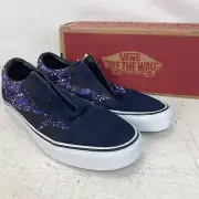 Vans Men's Old Skool Warp Galaxy Parisian Night Glow in the dark shoes Size 12