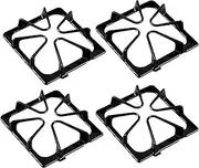 Upgraded W10447925 Burner Grate Replacement for Whirlpool Stove Parts, 8.3x9 inches Kenmore Maytag Gas Range Parts Stove Burner Grate Set Amana Inglis Kirkland Gas Cooktop Parts Stove Top Grates 4Pcs