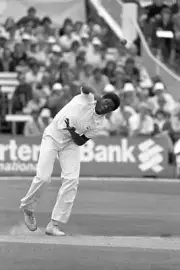 West Indies Cricket Great Joel Garner 1980S No 64 Old Photo
