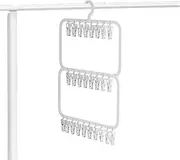 Drying Rack with Clips - Underwear Dryer Hanger | Windproof Clip Laundry Drying Rack Clothes Drying Rack Sock Hangers for Drying Socks Baby Clothes