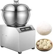 Commercial Food Mixer, Electric Dough Kneading Machine with LED Display & 30min Timing, Stainless Steel Flour-Mixing Machine, Forward/Reverse Turn Design, for Making Pasta Pizza 5KG