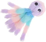 EXHUMKY Octopus Shaped Cat Toys Plush Material Kitten Teething Toy Interactive Soft Pet Plaything