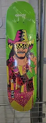 Enjoi Deedz Macho Man Randy Savage WWF WWE Wrestlemania R7 Skateboard 8.375" NEW