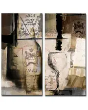 Ready2HangArt Fine Reserve 2 Piece Wrapped Canvas Wall Art Set