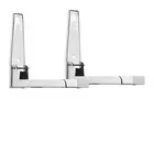 2x Stretchable Stainless Shelf Rack Wall Mount Rack Shelf For Microwave Oven YAN