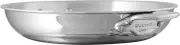 Mauviel M'Cook Stainless Steel Round Au Gratin Pan, 6.3 Inch