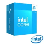 【INTEL 英特爾】INTEL CORE I3 14100F中央處理器 盒裝(四核心)