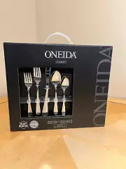 NIB! Oneida Flight 65 Piece Everyday Flatware Set Service For 12