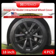 Compatible with Tesla Model 3 2017-2023 18 Inch Arachnid Wheel Covers, 4PCS