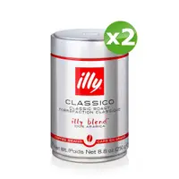 在飛比找PChome24h購物優惠-ILLY經典中焙咖啡豆250gx2罐