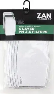 Zan Headgear 5 Layer Pm 2.5 Filter for Protective Face Masks