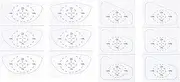 ａ aternee Club Impact Stickers, Golf Impact Tape, Golf Training, Impact Stickers, Marking, Golf Club Marking Paper, Golf Swing Training Aid, Men Women, Driver