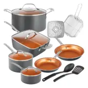 14-Piece Aluminum Ti-Ceramic Nonstick Cookware Set