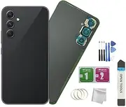 JMBTQ Galaxy A54 Back Glass Replacement for Samsung Galaxy A54 5G Back Cover Glass with Tape+Camera Lens+Tools (Black)