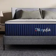 Chiusyufuk Queen Mattress,12 Inch Hybrid Queen Size Mattress in a Box,Single Bed Mattress with Memory Foam and Pocket Spring,Ergonomic Design & Pressure Relief,Medium Firm Mattress,60"*80"*12"