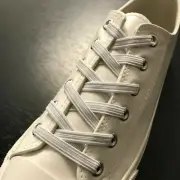 3 pairs No Tie Tieless Lazy Elastic Flat Shoe laces System 40" for kids adults