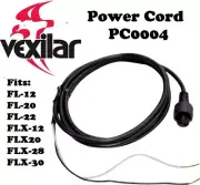Vexilar Power Cord Fits most FL and FLX Series PC0004 New in Package
