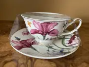 Grace TeaWare NEW Florals 2PC Tea Cup and Saucer Fine Porcelain
