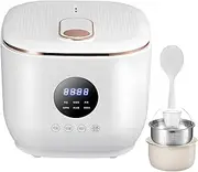 Multifunctional Non-Stick Rice Cooker, 3L Portable Travel Steamer, 5 Cooking Functions, 8-Hour Heat Preservation, 24-Hour Reservation,Non-Stick Ceramic Glaze Liner, 304 Drain Basket, for Home Use