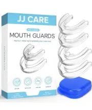 JJ CARE Mouth Guard (2 Pairs), Best Value Comes Retainer Cleaner Tablets, Custom