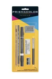 Prismacolor Premier Colored Pencil Accessory Set Eraser Blender Sharpener 7 PC