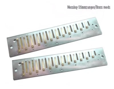 Seydel Reedplate Set Chromatic DE LUXE, Harmonica - Free US Shipping!