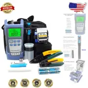 Durable Fiber Optic Termination Toolkit with SC & FC Adapters for Professionals