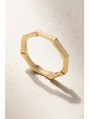 [Gucci] Gucci - Link To Love 18-karat Gold Ring - 16 16 Gold