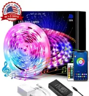 Tiras LED Luces Inteligentes Decoracion RGB Para Cuarto Sala 20 Pies Nuevo