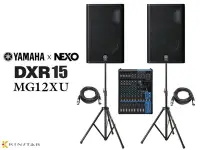 在飛比找Yahoo!奇摩拍賣優惠-【金聲樂器】Yamaha DXR15主動式喇叭一對 + MG