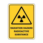 Radiation Hazard Radioactive Substance | Warning Signs