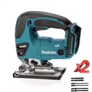 MAKITA 18V LXT DJV180 DJV180Z JIGSAW BLUE INCLUDE 2 FREE PACKS OF BLADES