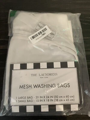 The Laundress Mesh Washing Bags, 2 Ct NEW IN BAG