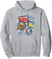 [Disney] Pixar Cars McQueen Mater Luigi Guido Go! Go! Poster Pullover Hoodie