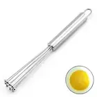 Hand Eggbeater Egg Whisk Stirrer Mixer With Stainless Steel Ball Kitchen Tool