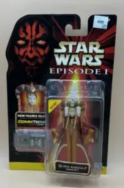 1999 Hasbro Star Wars Episode I Queen Amidala CORUSCANT CommTech 3.75" Figure