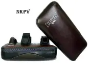 BOON Sport Kick Pads NKPV Brown NEW Genuine leather Training Muay Thai MMA K1