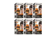 6x L'Oreal Paris Men Expert Hair Colour 04 Natural Brown