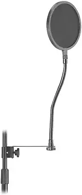 Microphone Pop Filter with Clamp and 13" Gooseneck