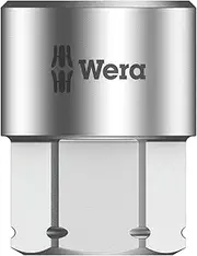 Wera 8790 FA Zyklop Socket with 1/4-Inch and Hexagon 11 Drive, 10 mm Tip Size