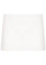 Khaite Jett Leather Mini Skirt - White - 4 (UK8 / S) 4 (UK8 / S)
