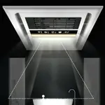 浴霸 浴室暖風機 取暖器 照明燈 浴霸燈暖風暖照明一體衛生間嵌入三合一方形智能取暖燈X300暖風機 全館免運