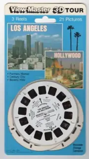 Los Angeles and Hollywood California View-Master 3-Reel Packet Sealed Mint