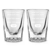 2PK Final Touch Measured Shot Glass Home Kitchen Barware